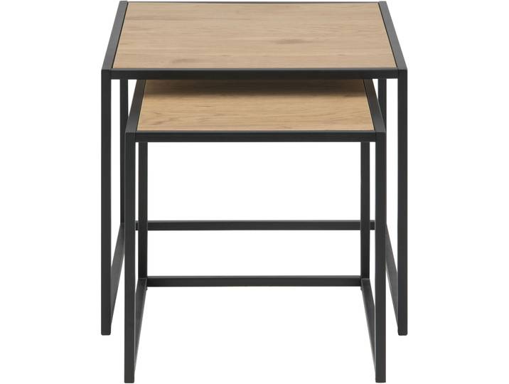 Actona Seaford, Geschachtelter Tisch, Quadratische Form, 4 Bein(e), erweiterbar, Eiche