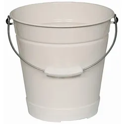 Riess Wassereimer Ø28cm 10 Liter Emaille Classic Weiss