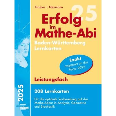 Erfolg im Mathe-Abi 2025, 208 Lernktn LK BW, Paperback von Helmut Gruber,Robert Neumann, Freiburger Verlag