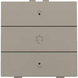 Niko Züblin 123-52043 Einfach Dimmersteuerung für Niko Home Control mit LEDs, bronze coated 12352043