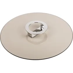 Lid Topfdeckel 34 cm, braun, Glas