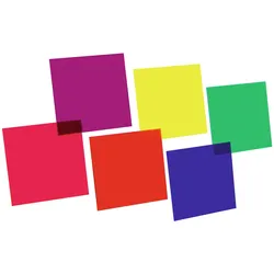 EUROLITE Farbfolienset 24x24cm PAR-64 sechs Farben