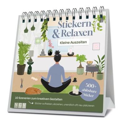 Kleine Auszeiten - Stickern & Relaxen, Gebundene Ausgabe von , Naumann & Göbel, 978-3-625-19949-6