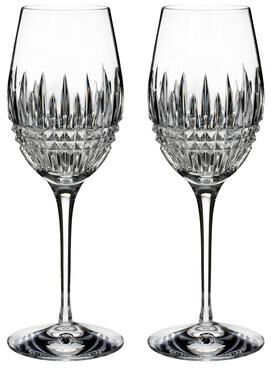 Waterford Lismore Diamond Essence Wine 11.5floz, Set of 2