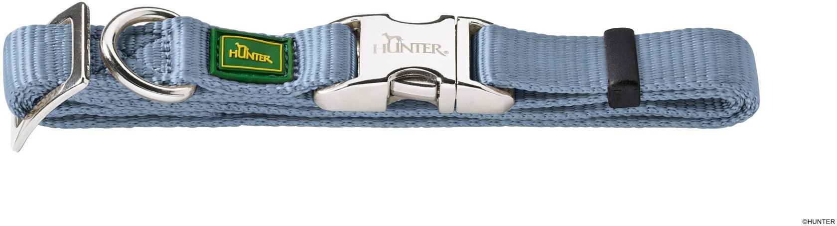 DOG SPORT HUNTER Halsung Vario Basic Alu-Strong XL, rauchblau