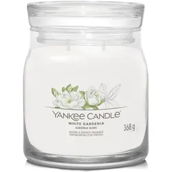 White Gardenia Signature Medium Jar 368g 2-Docht