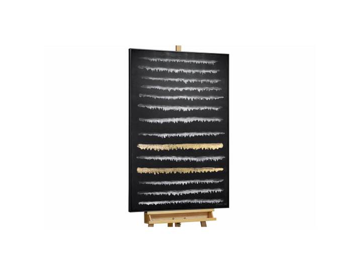 Kunstloft Acrylbild Handgemalt Schwarz 83/123 cm, 82.5x122.5 cm, handgemalt, Bilder & Rahmen, Bilder