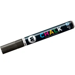 MOLOTOW Windowmarker Pump Marker Chalk nachfüllbar 4mm schwarz Packung mit 6 Stück