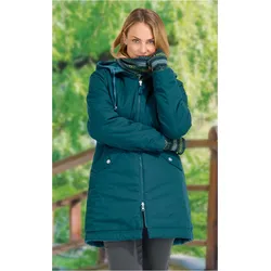 Baumwoll-Jacke in petrol in Größe 54 von DW-Shop, Petrol, 54