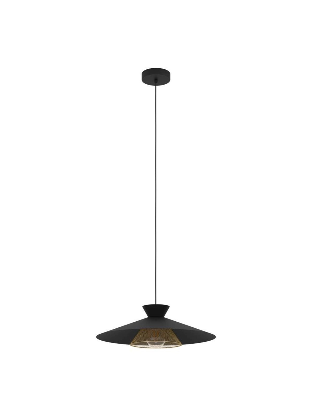EGLO Grizedale schwarz, messing