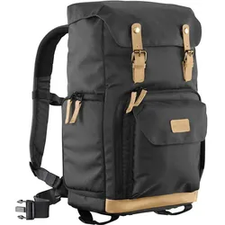 mantona Luis (Fotorucksack, 19 l), Kameratasche, Schwarz