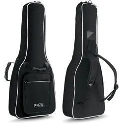 Rocktile Klassik-Gitarrentasche 1/2 - gepolstert mit Rucksackgarnitur Schwarz