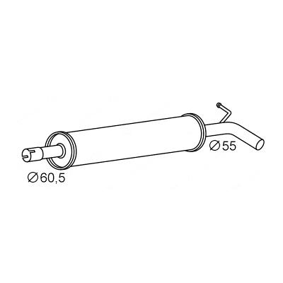 VEGAZ Vorschalldämpfer sks224 für Skoda