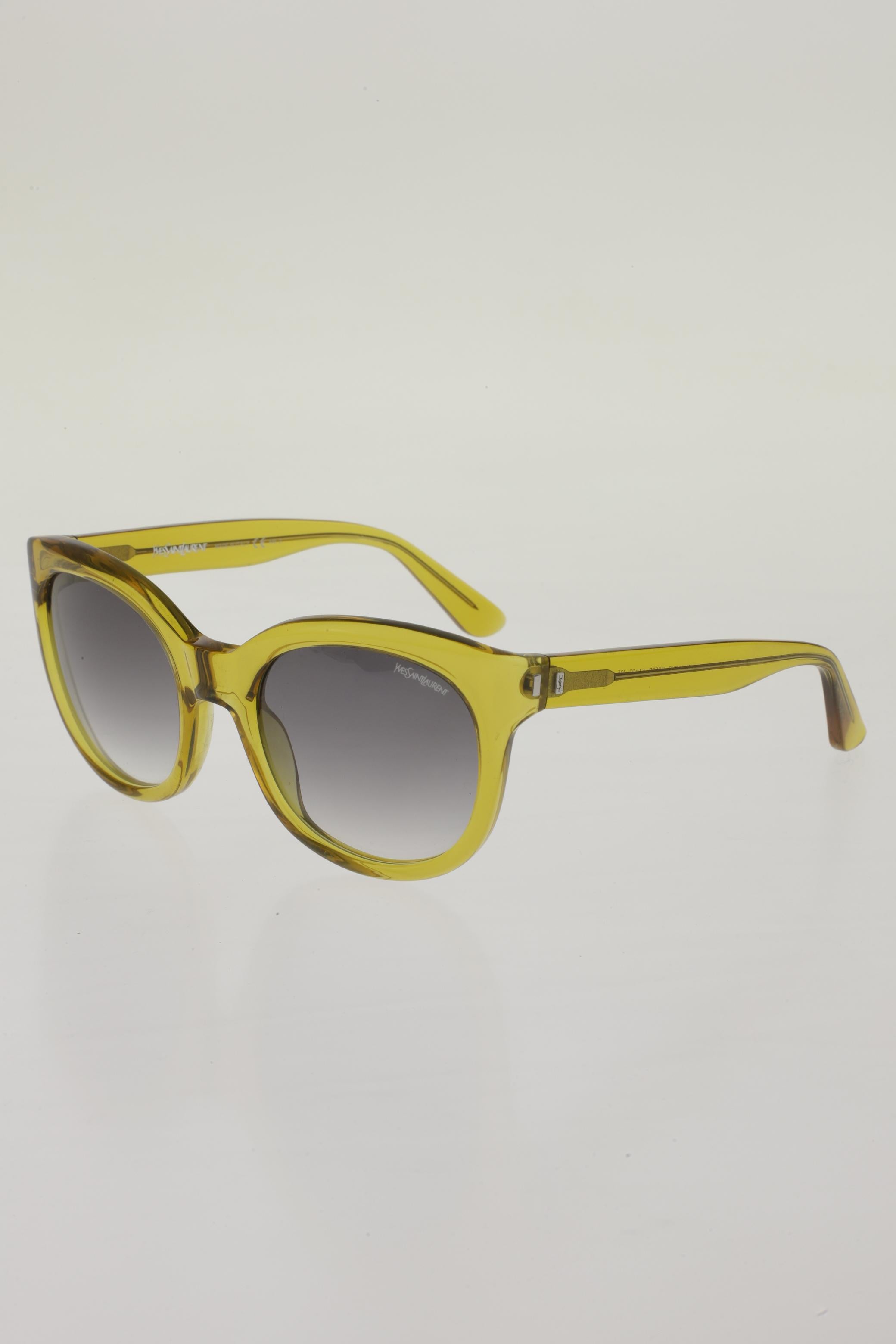 Saint Laurent Paris Damen Sonnenbrille, Gelb - Second Hand