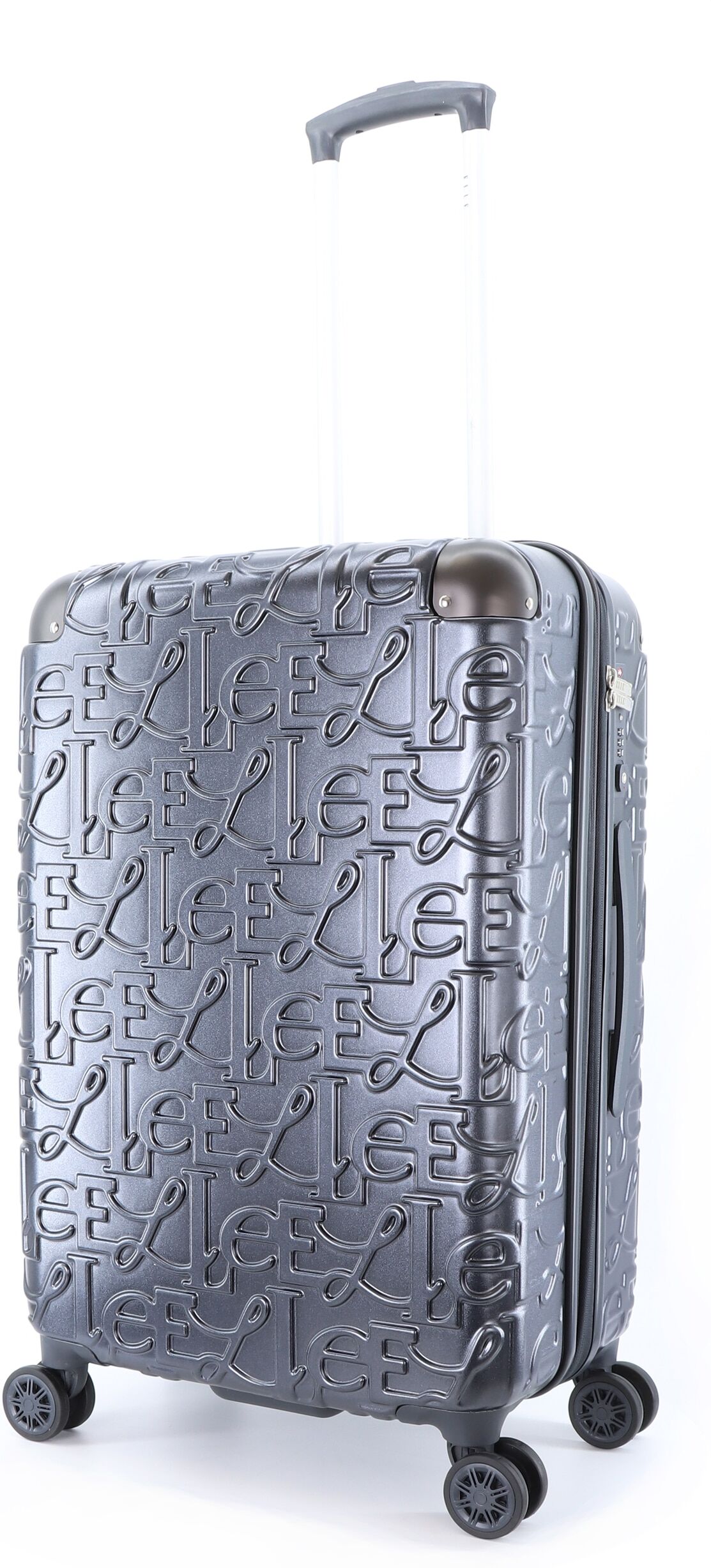 Koffer ELLE "Alors", Gr. B/H/T: 42,5cm x 60cm x 27,5cm, grau (anthrazit), Koffer, ABS