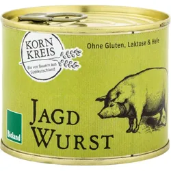 Kornkreis Jagdwurst in Dose bio