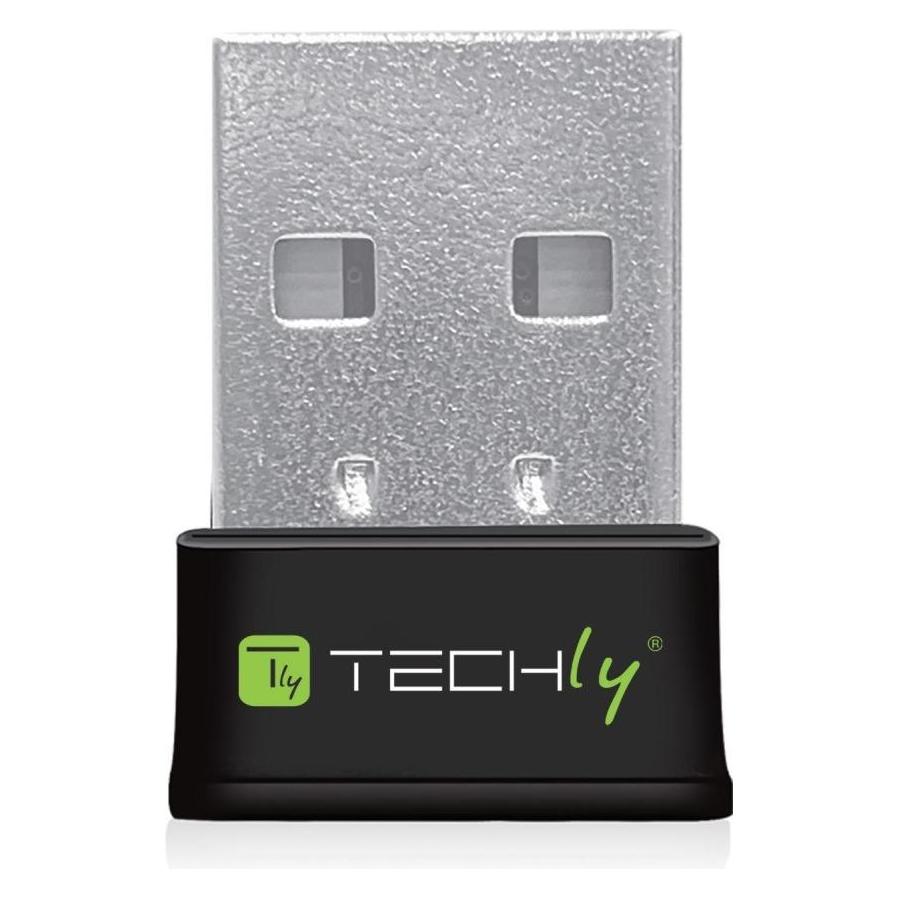 Techly 109252 Mini bezprzewodowa karta sieciowa USB Wi-Fi Dual Band 2.4/5GHz AC600 (USB) (I-WL-USB-600TY)