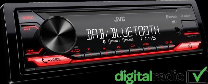 JVC Car Stereo Kd-px282db-nero