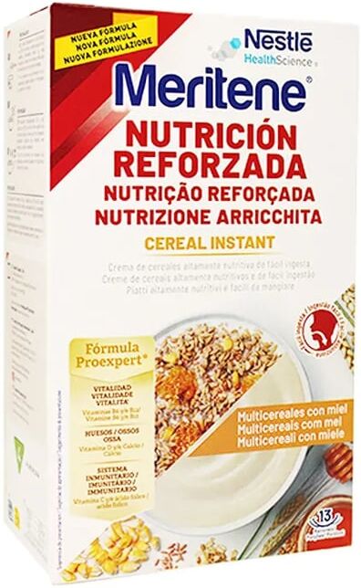Meritene Nutrição Reforçada Cereal Instant Multigrãos com Mel 520g