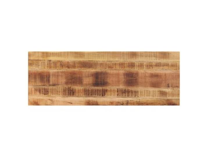 Tischplatte 140x50x2,5 cm Rechteckig Raues Massivholz Mango Mangoholz,rechteckig,140x50x2,5 cm,Unikat mit natürlicher Maserung,für Essbereich und Gewerbe