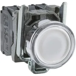 Schneider Electric Drucktaster XB4BW31B5, Schalter + Taster, Weiss