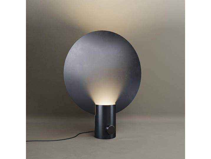 s.luce Tischlampe Cloud Schwarz Ø 40cm, Metall, Rund, Gu10, 40x45x45 cm, Lampen & Leuchten, Innenbeleuchtung, Tischlampen