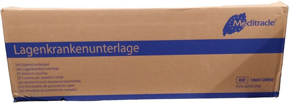 Meditrade Krankenunterlage 60x90 cm 12lagig 50 St Unterlagen