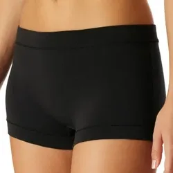 Schiesser Unique Cotton Boyshort Schwarz Baumwolle Large Damen