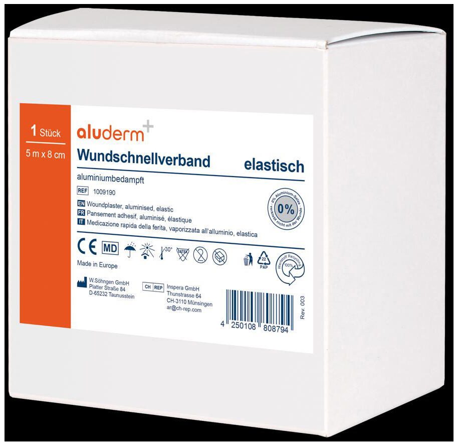 Söhngen Pflaster aluderm®-aluplast 8 cm x 5 m 1009190
