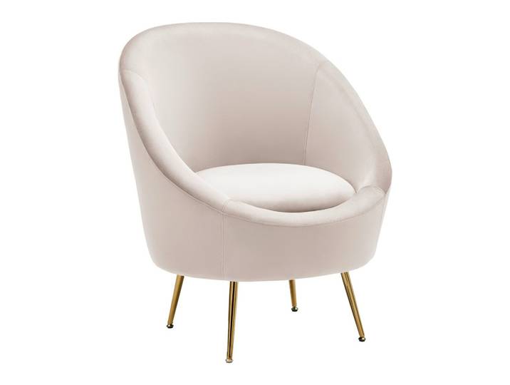 Sessel Lou Hellgrau Samt