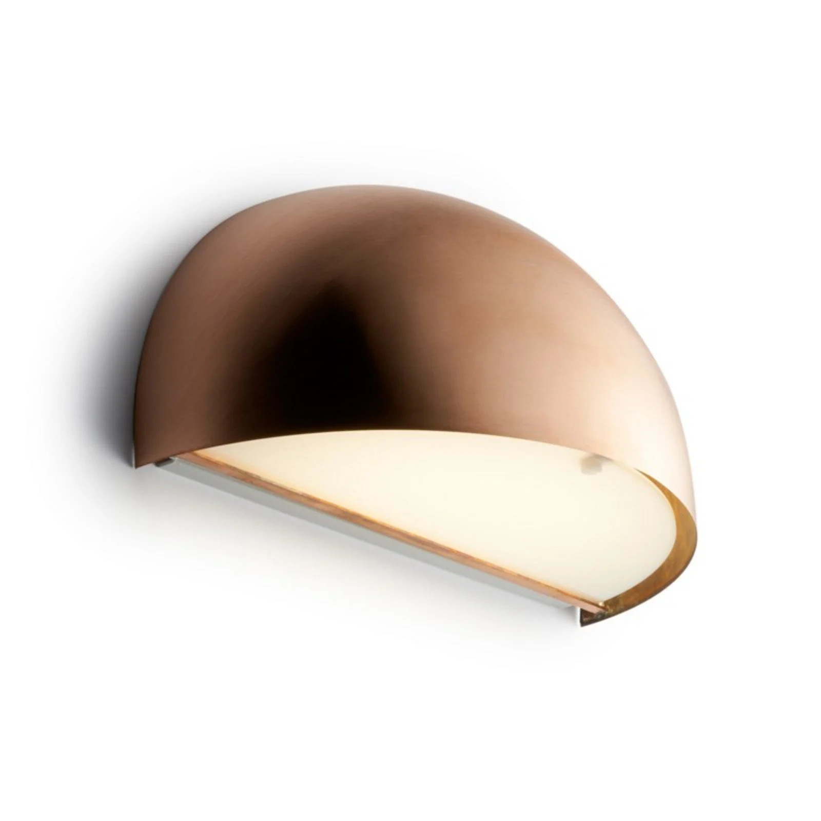 Light-Point Rørhat LED buiten wandlamp, koper, koepelvormig