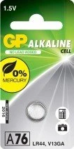 GP LR44 (A76) alkalisch 5 Stück in Blisterpackung