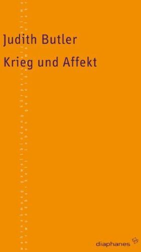 Judith Butler - Krieg und Affekt - Preis vom 09.10.2026 07:28:09 h