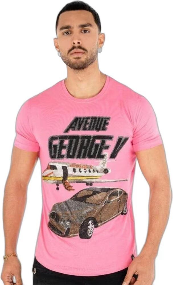 Camiseta George V Paris Avenue Rosa S Hombre