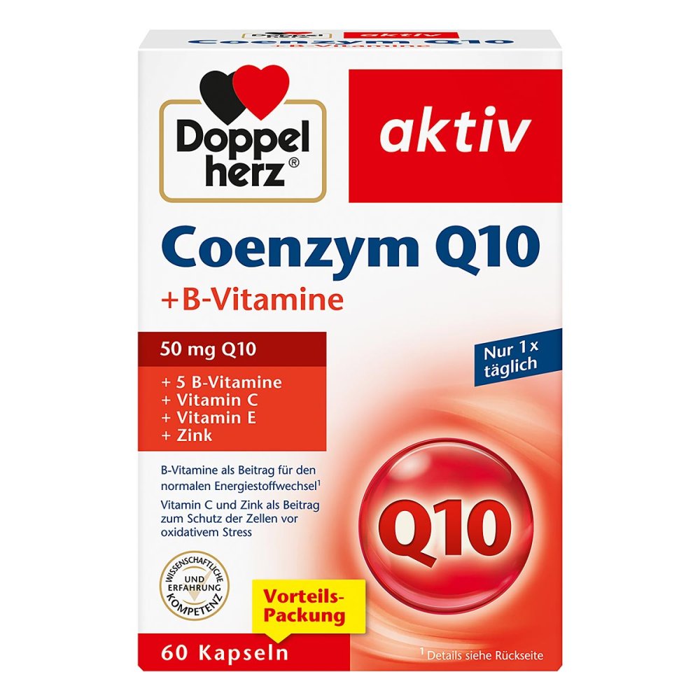 Queisser Pharma GmbH & Co. KG Doppelherz aktiv Coenzym Q10 + B-Vitamine Kapseln 11119862