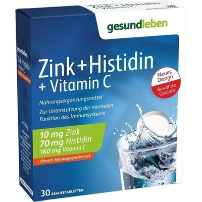 Alliance Healthcare Deutschland GmbH GESUND LEBEN Zink+Histidin+Vit.C Brausetabletten 3X10 St 04984795