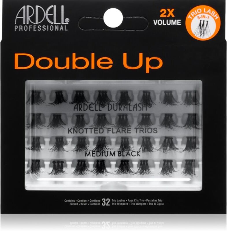 Ardell Double Up Trios 2xVolume faux-cils en touffe à coller Medium 32 pcs