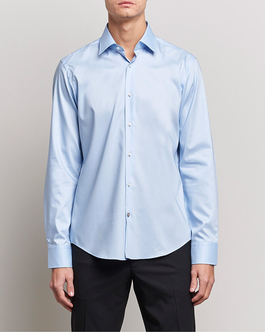 Boss Joe Regular Fit Shirt Light Blue men M Blå