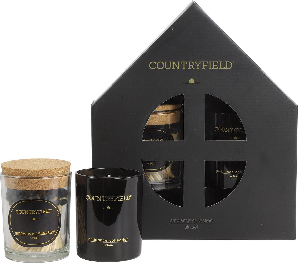 Countryfield Giftset Urban met geurkaars en lucifers