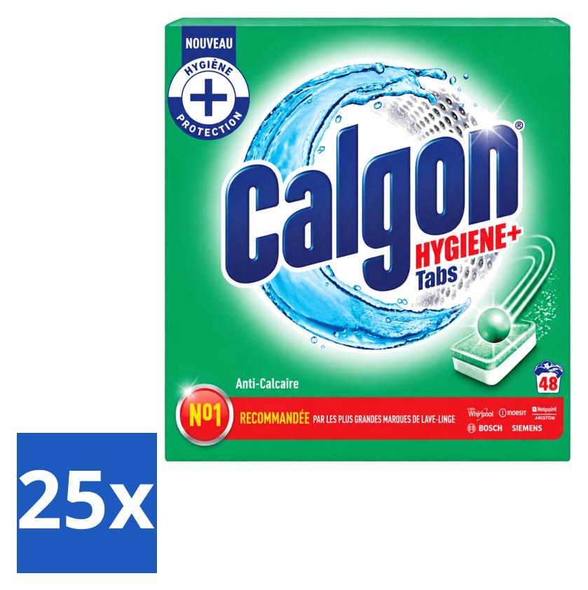 Calgon - Waschmaschinenreiniger - Gegen Kalk - 48 Tabletten - Vorteilspack - 25 Stücke
