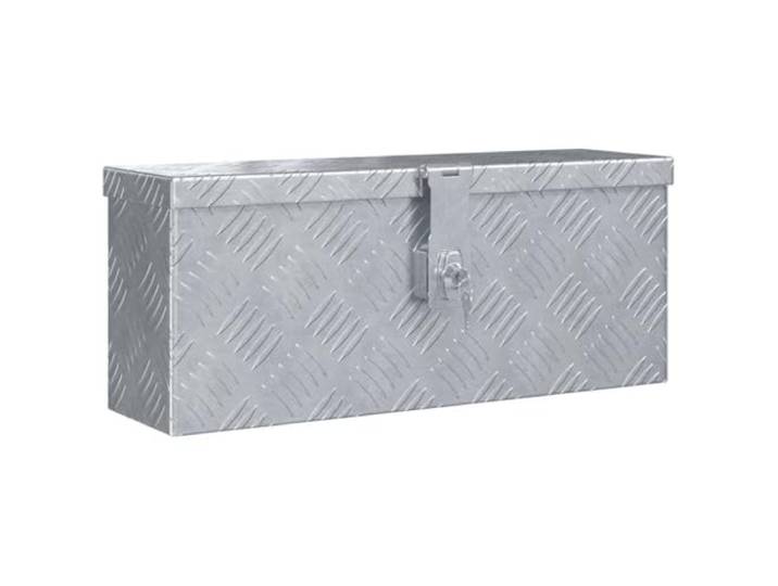 vidaXL Boîte en aluminium 48\,5 x 14 x 20 cm Argenté