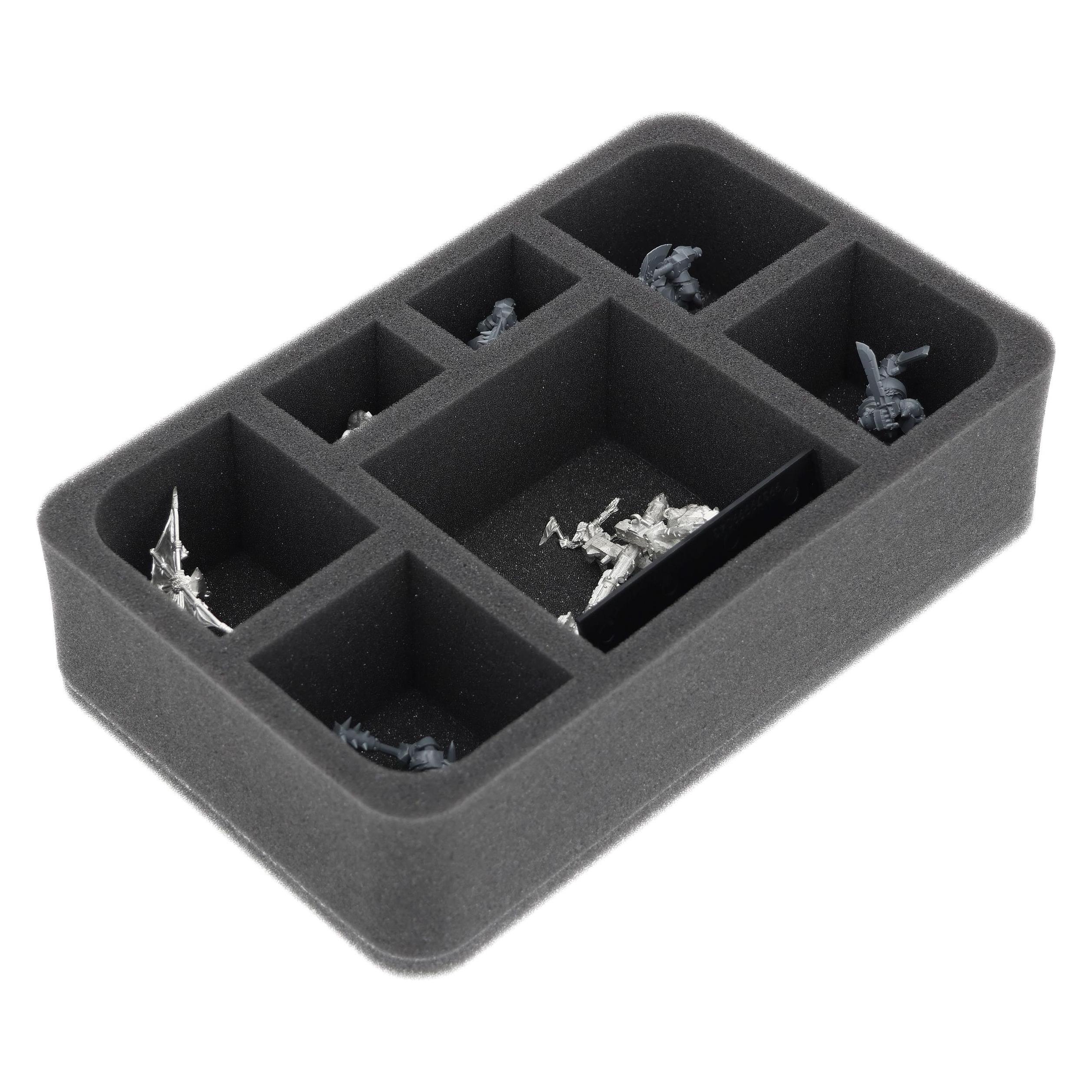 Feldherr HS070A060 Schaumstoffeinlage für Stämme der Orks und Goblins - 7 Fächer (Schaumstoff) (HS070A060)