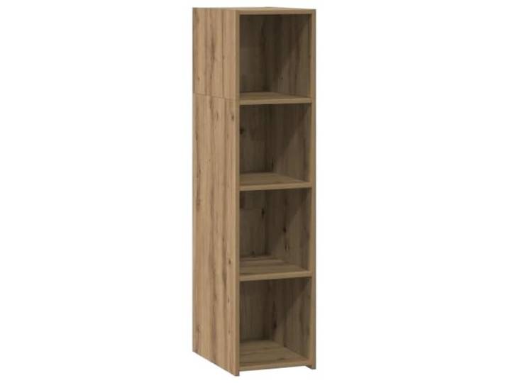 TEKGHUT Highboard Artisan-Eiche 30 x 41 x 124 cm Holzwerkstoff Moderner Stil, Regalbretter, vielseitige Anwendungen, einfache Montage, pflegeleicht