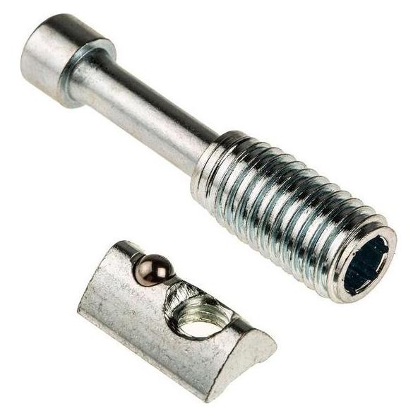 RS PRO T-Matic Conn., slot 6, M6, spring, steel (7675547)