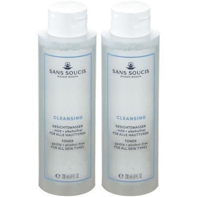 Sans Soucis Cleansing Gesichtswasser ohne Alkohol 2x 2x200 ml