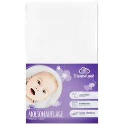 Träumeland Molton-Matratzenauflage wasserdicht, weiss