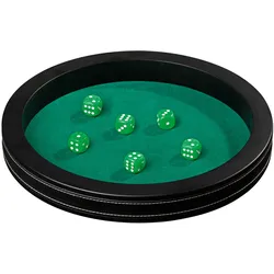 Philos-Spiele Würfelbrett, groß, Kunstleder 3203
