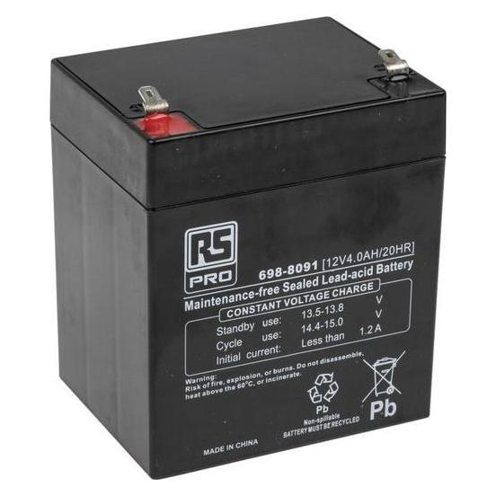 RS PRO Bleiakku AGM 12V 4Ah (1 Stk., 4000 mAh) (6988091)