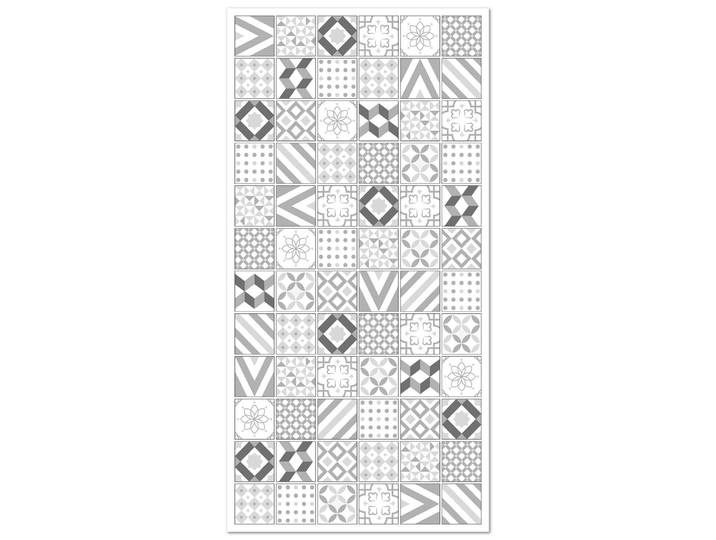 Tapis vinyle carreaux ciments love gris 100x140cm