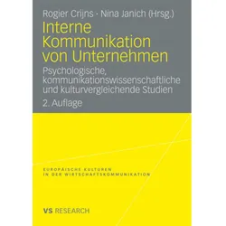 Interne Kommunikation von Unternehmen, Fachbücher von Rogier Crijns, Nina Janich